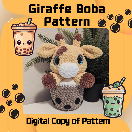 Giraffe Boba Pattern