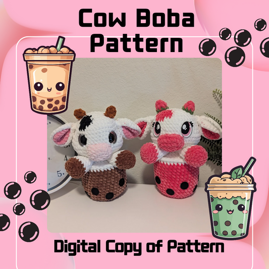 Cow Boba Pattern