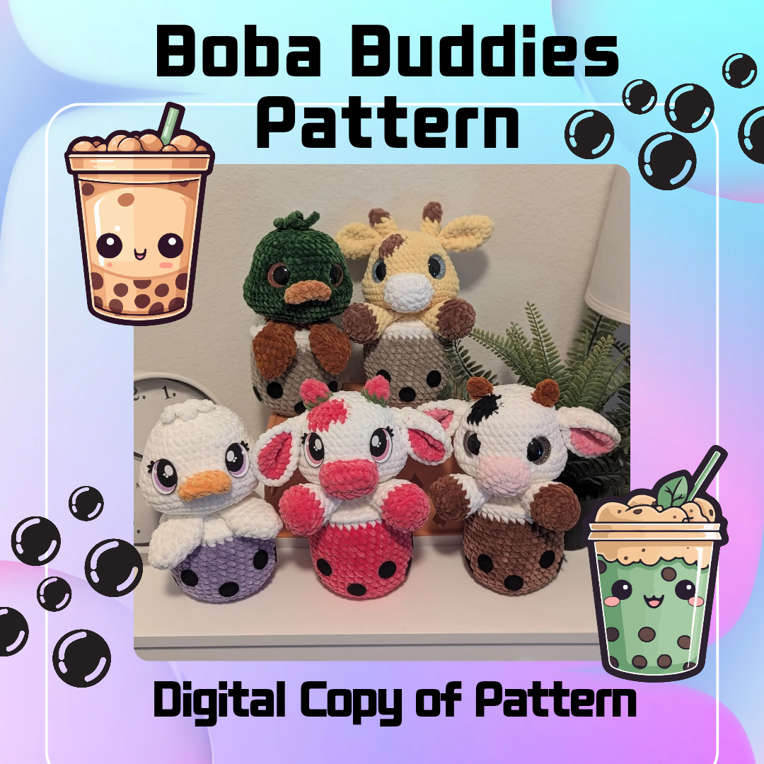Boba Buddies Pattern