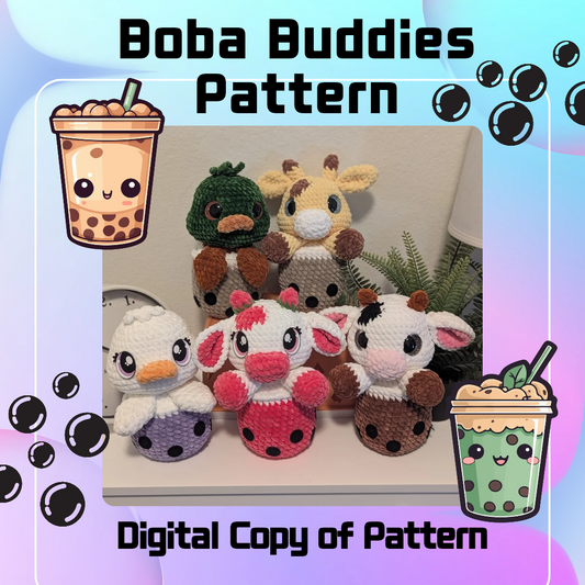 Boba Buddies Pattern